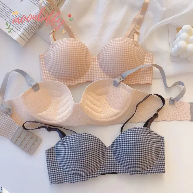 Bralette Triangle Set - Women Ice Bra One Cup Thick