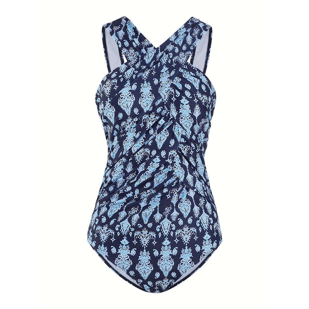 Women Swimsuit Plus Size Modes - Swimsuit Bikini Ruched avaliação e preço