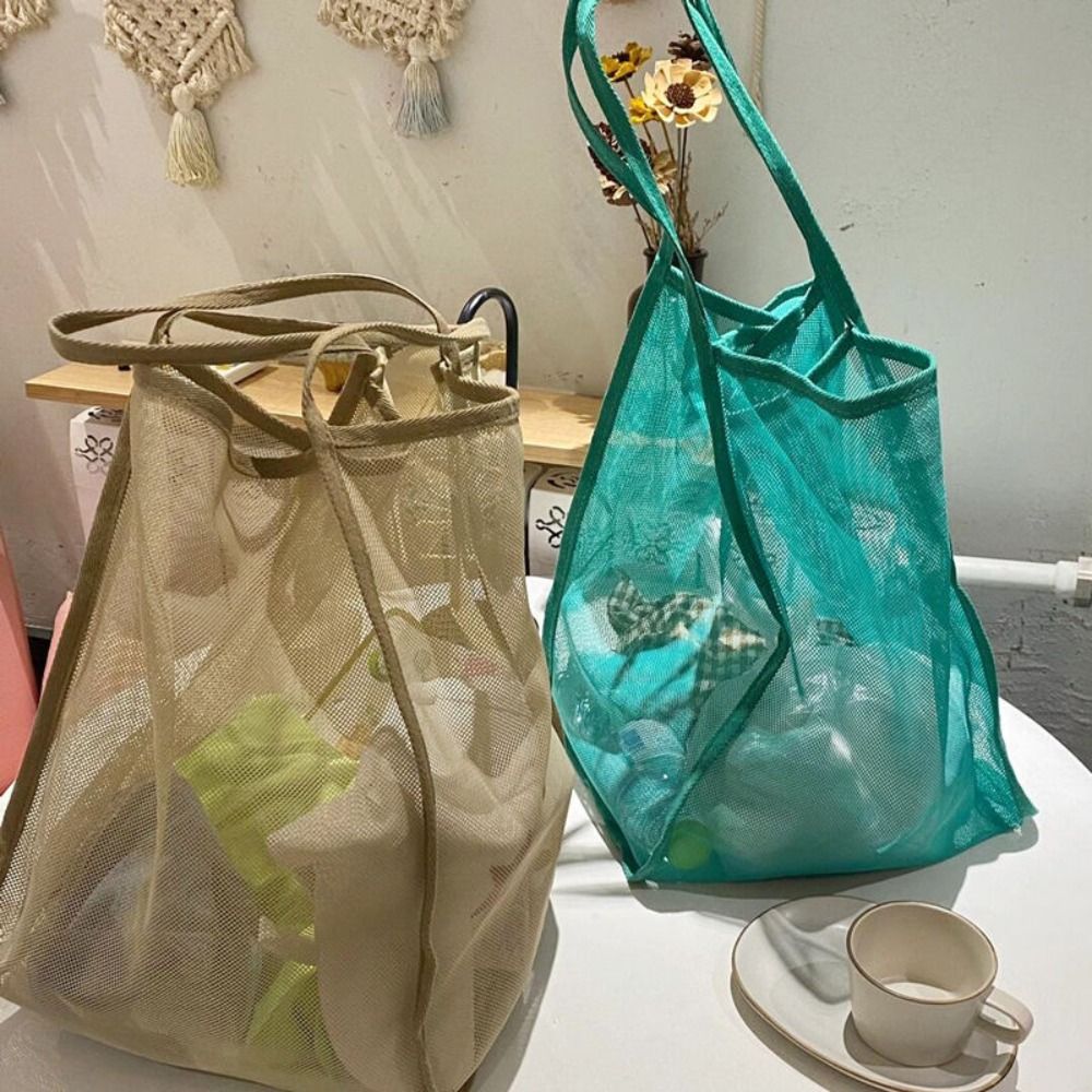Mesh Beach Bag Lightweight, Br - Tote Bag Beach avaliação e preço