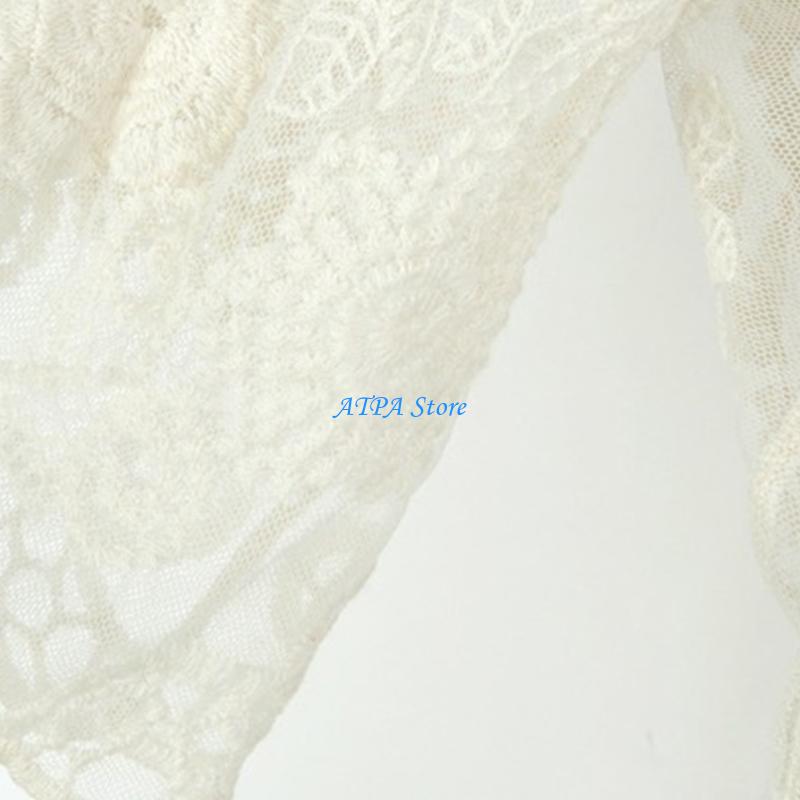 U13C Women Summer Lace Open Fr - Kimono Sheer Floral avaliação e preço