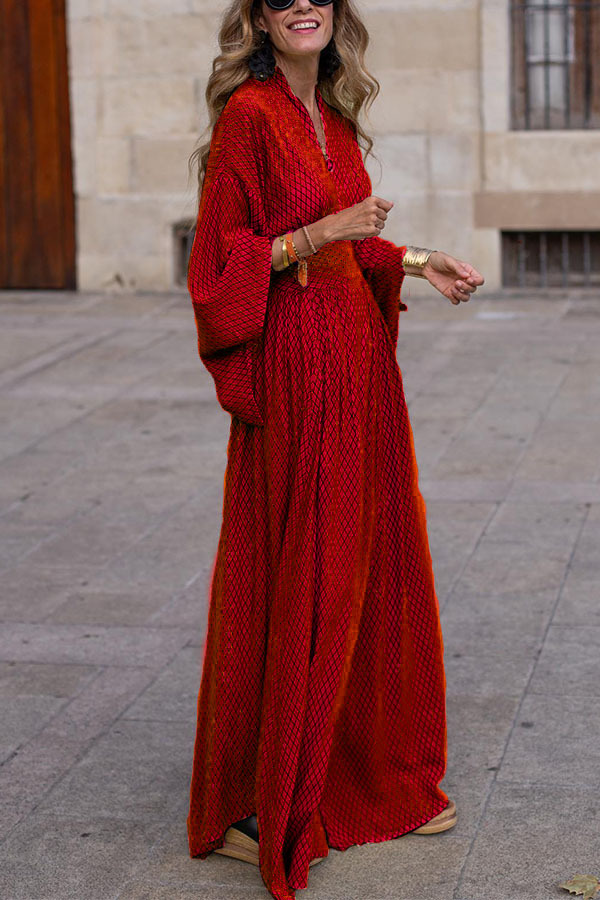 Vintage Boho Women's Casual Dr - Linen Dress Wrap avaliação e preço