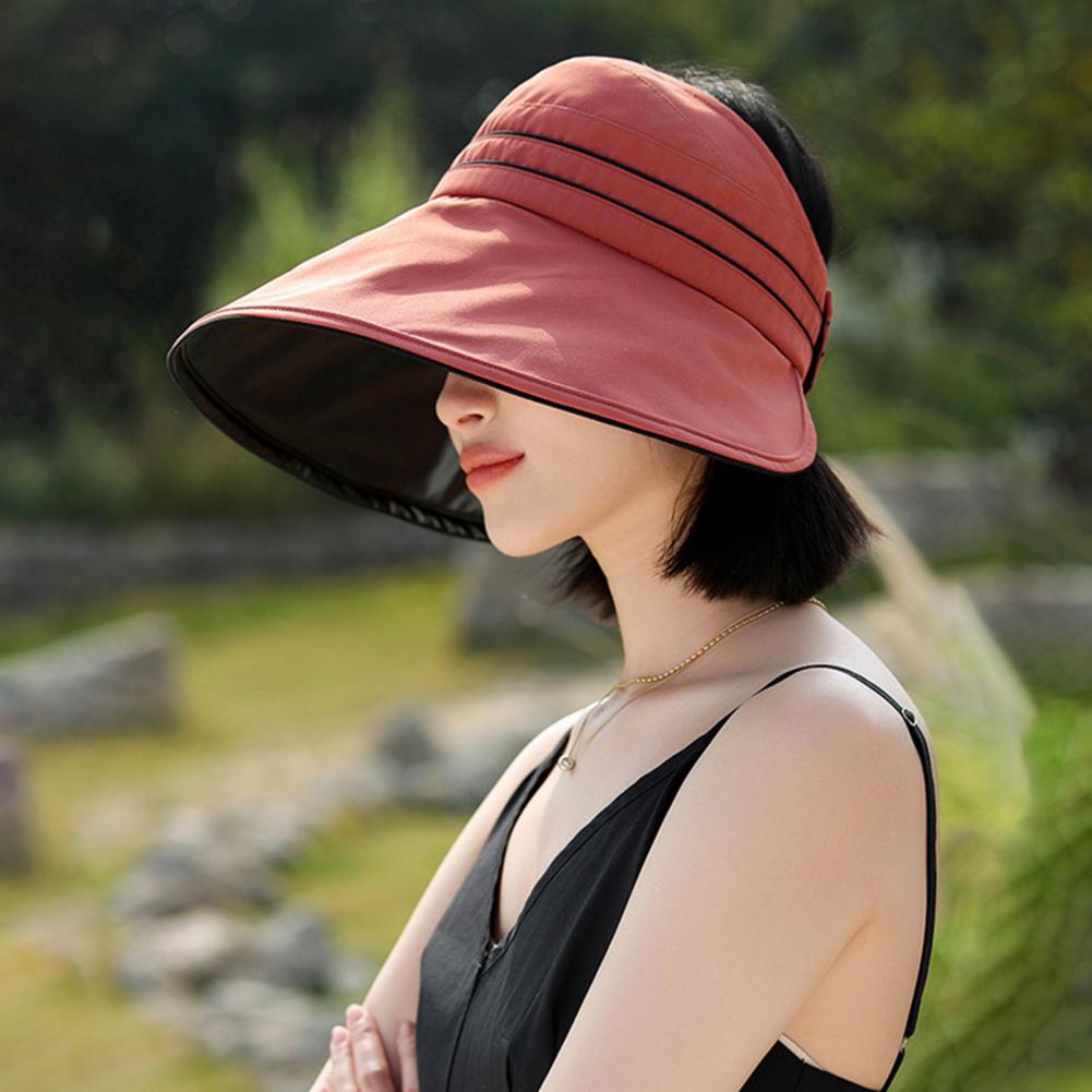 Women Sun Hat with Ponytail Ho - Hat Floppy Wide avaliação e preço