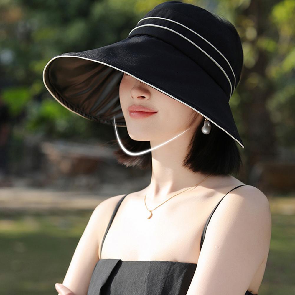 Women Sun Hat with Ponytail Ho - Hat Floppy Wide avaliação e preço