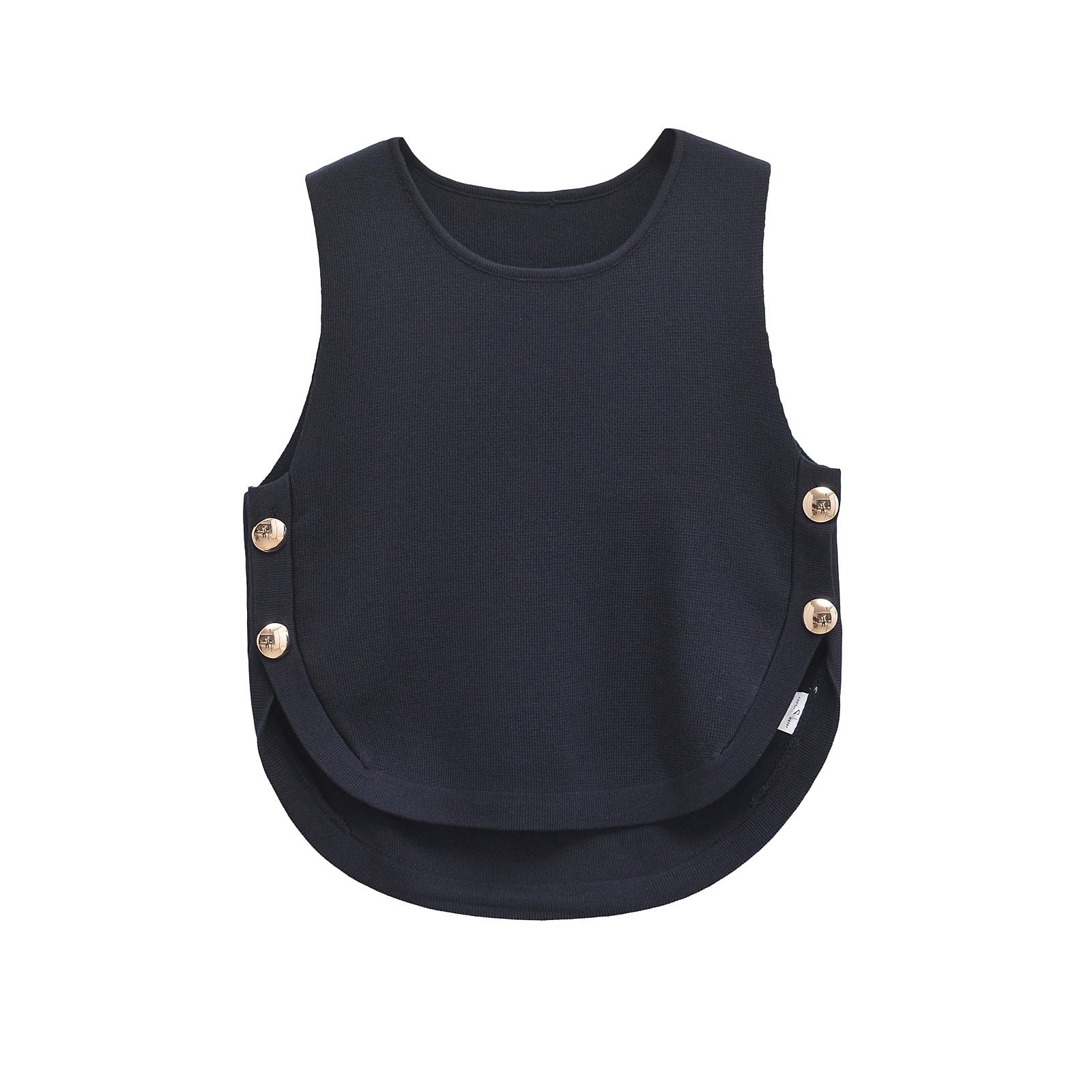 2025   Women's  Chic  Sleevele - Crop Top Crochet avaliação e preço