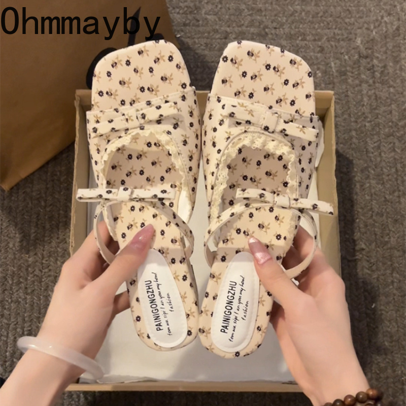 2026 Summer Floral Wedges Heel - Romper Floral Print avaliação e preço