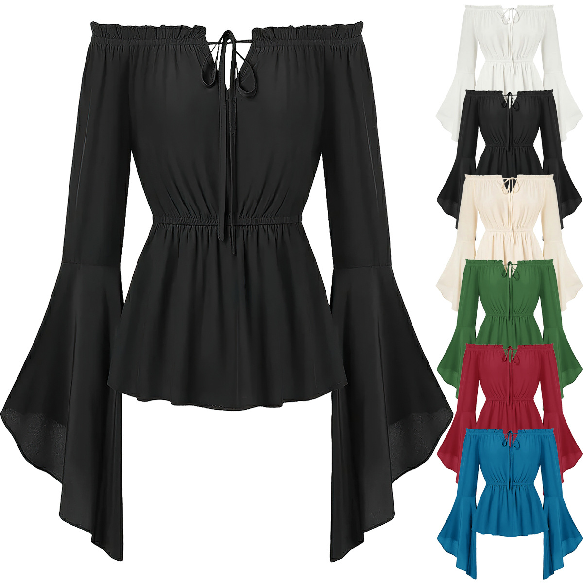 Off Shoulder Medieval Costume  - Blouse Off Shoulder avaliação e preço