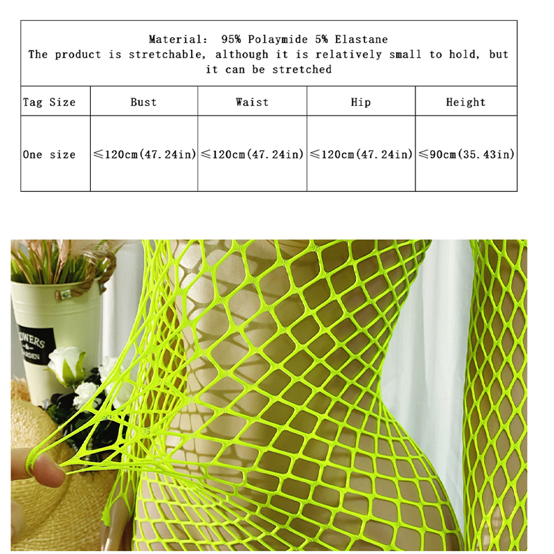 Women Long Sleeve Fishnet Cove - Cover Up Kaftan avaliação e preço