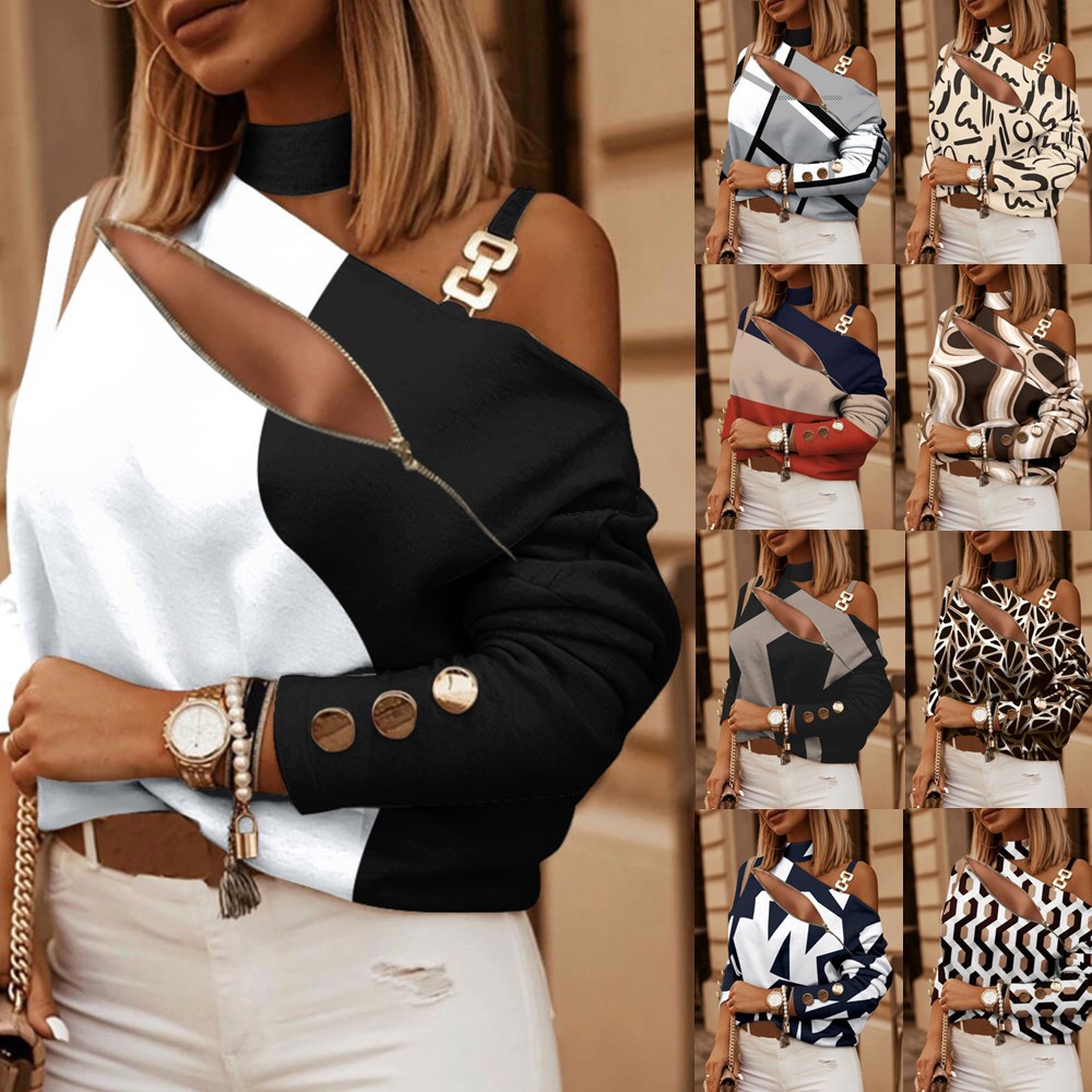Women's Off Shoulder Blouse wi - Blouse Off Shoulder avaliação e preço