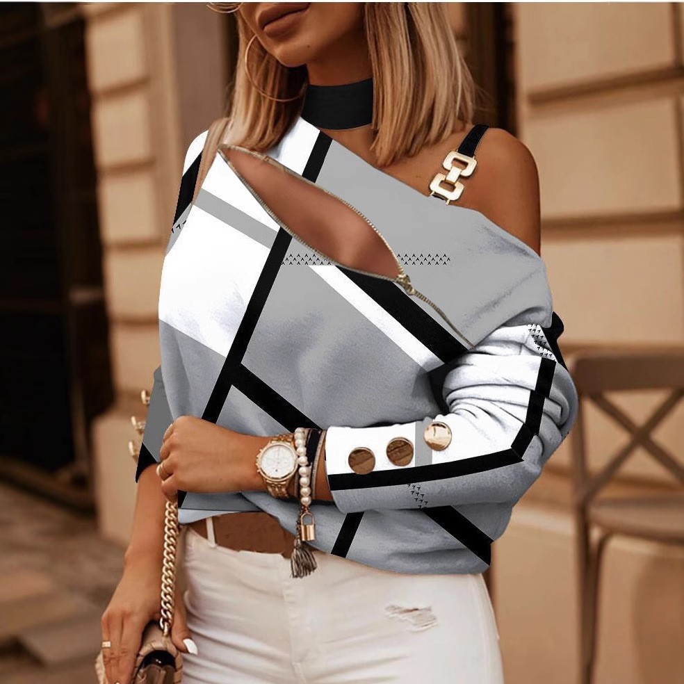 Women's Off Shoulder Blouse wi - Blouse Off Shoulder avaliação e preço