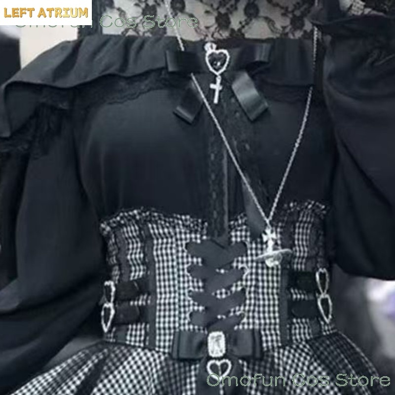 Jirai kei Lolita Dress Skirts  - Blouse Off Shoulder avaliação e preço