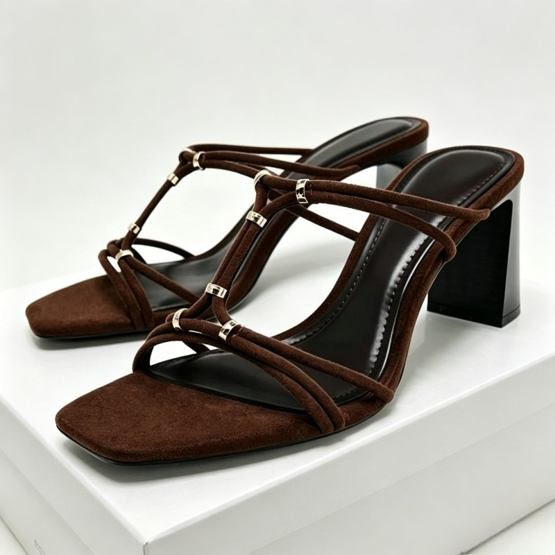 Summer Heeled Sandals for Wome - Sandal Strappy Heeled avaliação e preço
