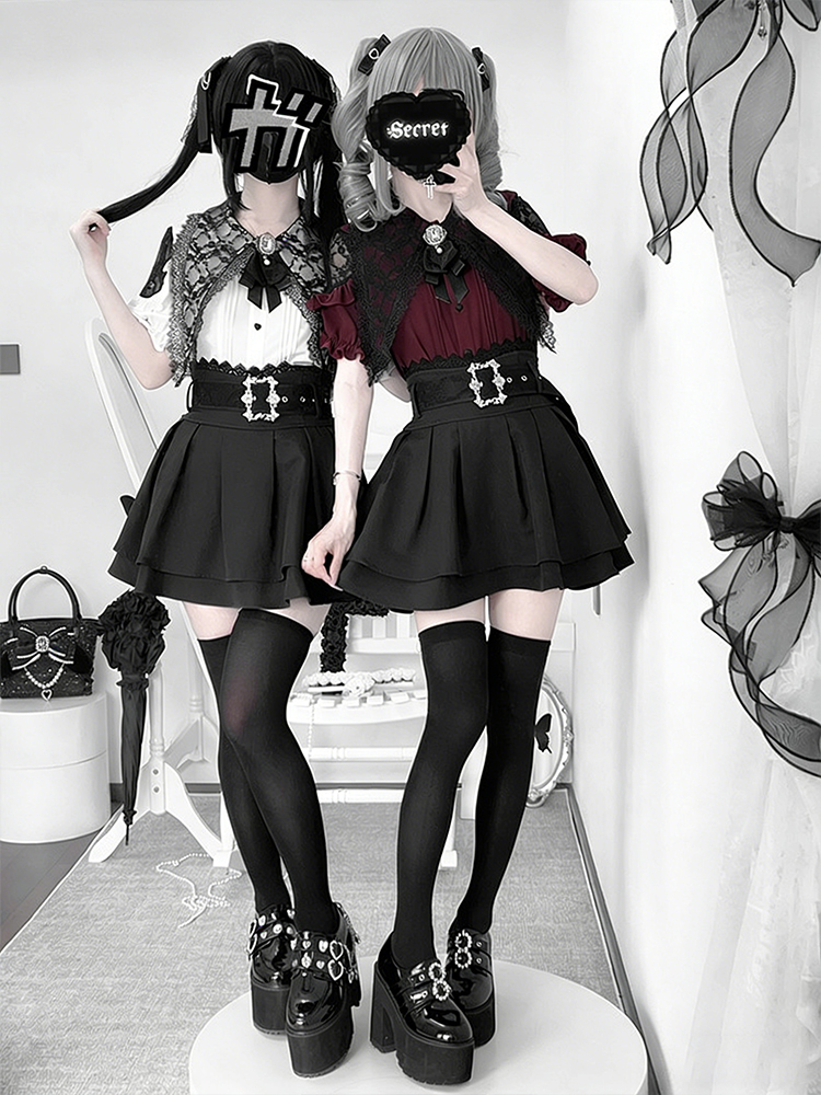 Gothic Style Shoulder Bared Sh - Blouse Off Shoulder avaliação e preço