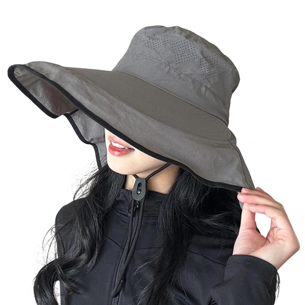 Breathable Mesh Fishing Hat Wo - Hat Floppy Wide avaliação e preço