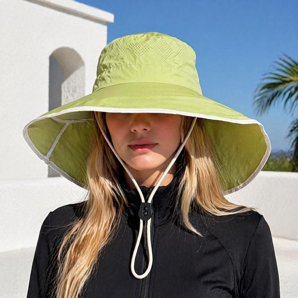 Breathable Mesh Fishing Hat Wo - Hat Floppy Wide avaliação e preço
