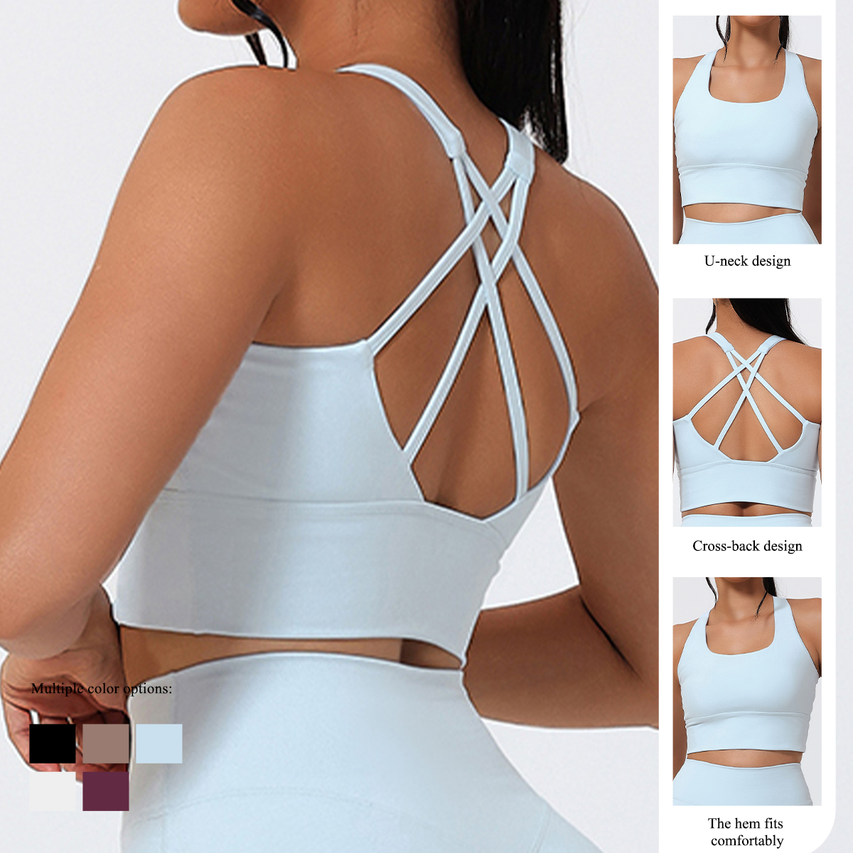 Women's Backless Quick-Dry Spo - Crop Top Crochet avaliação e preço
