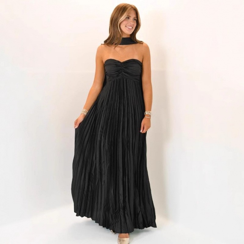 Wedding Guest Dress Elegant Pa - Maxi Dress Halter avaliação e preço