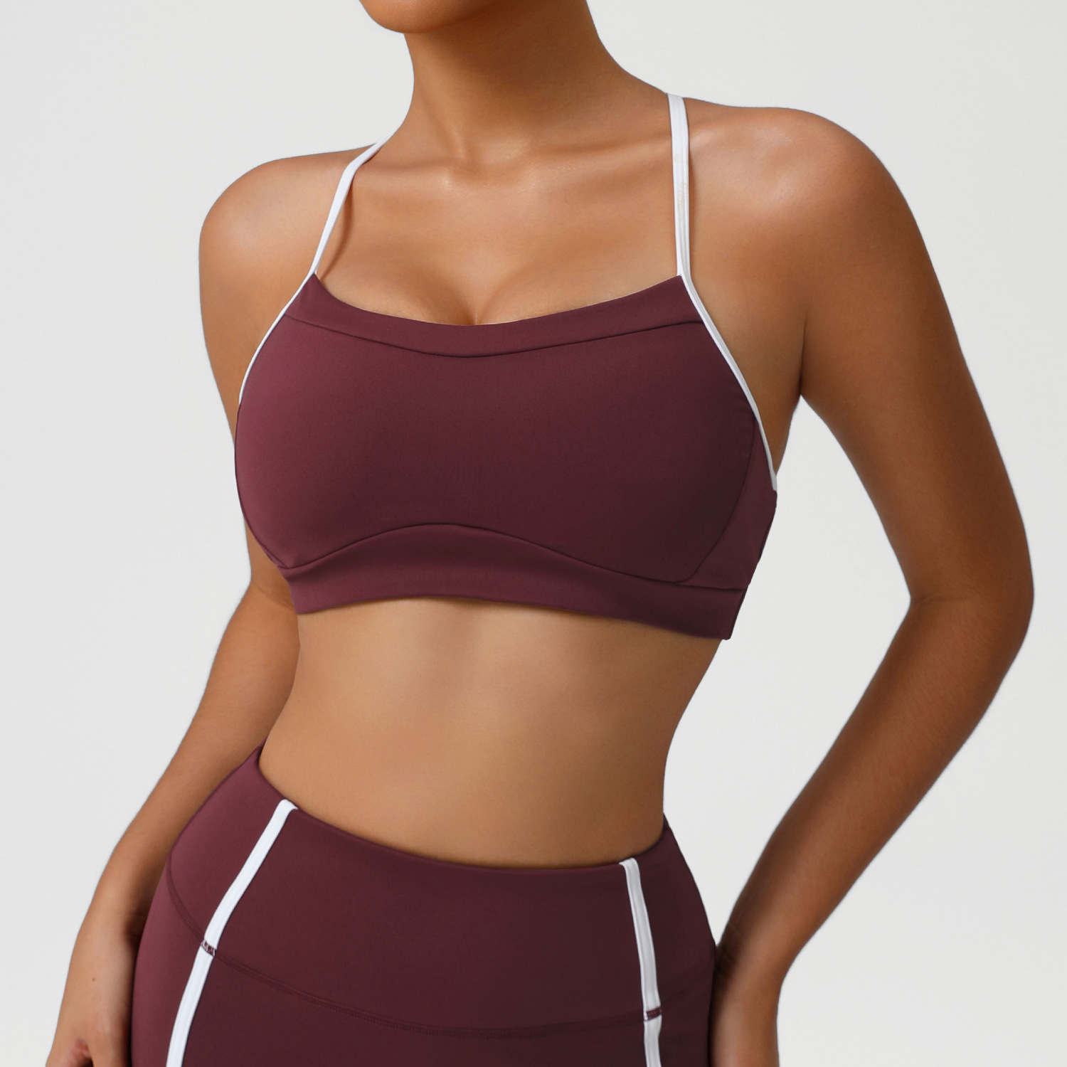 Stretchy Soft Sports Underwear - Crop Top Crochet avaliação e preço