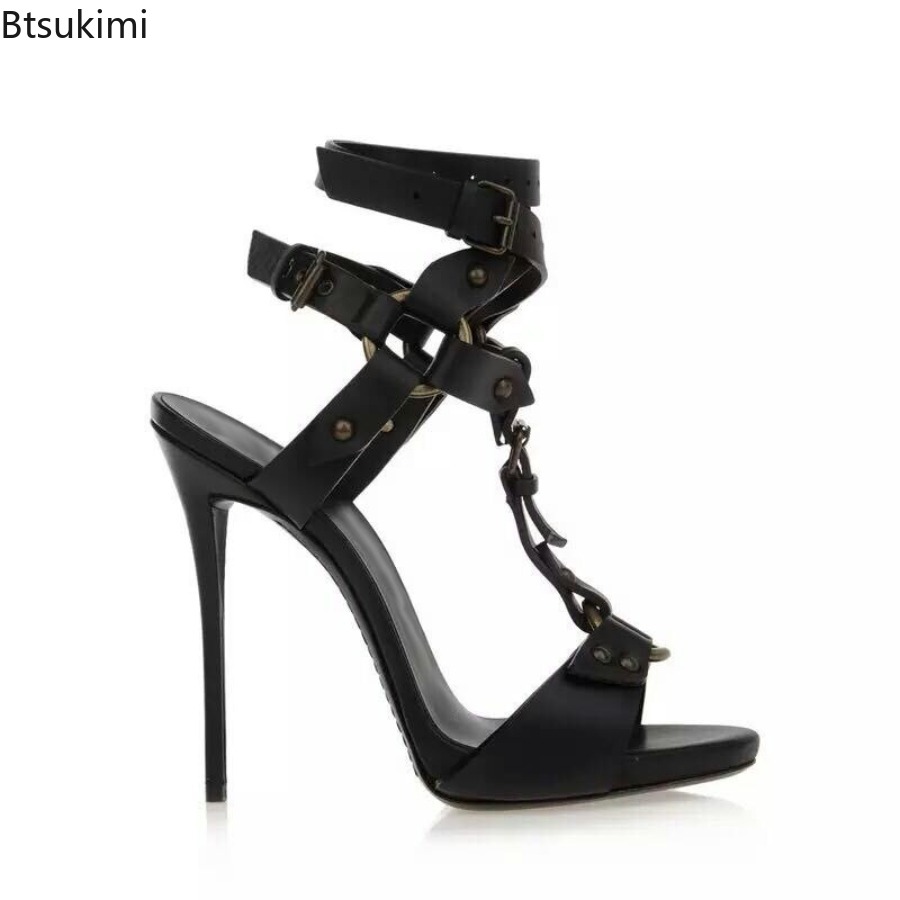 Sexy Circle Cross Strappy Glad - Sandal Strappy Heeled avaliação e preço