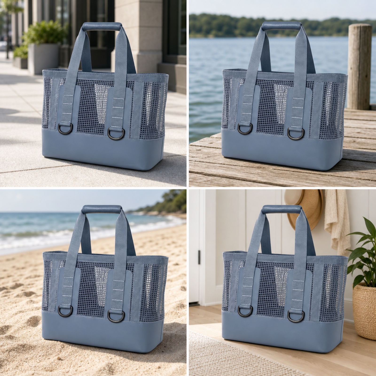 Mesh Tote Bag Quick Drying Gea - Tote Bag Beach avaliação e preço