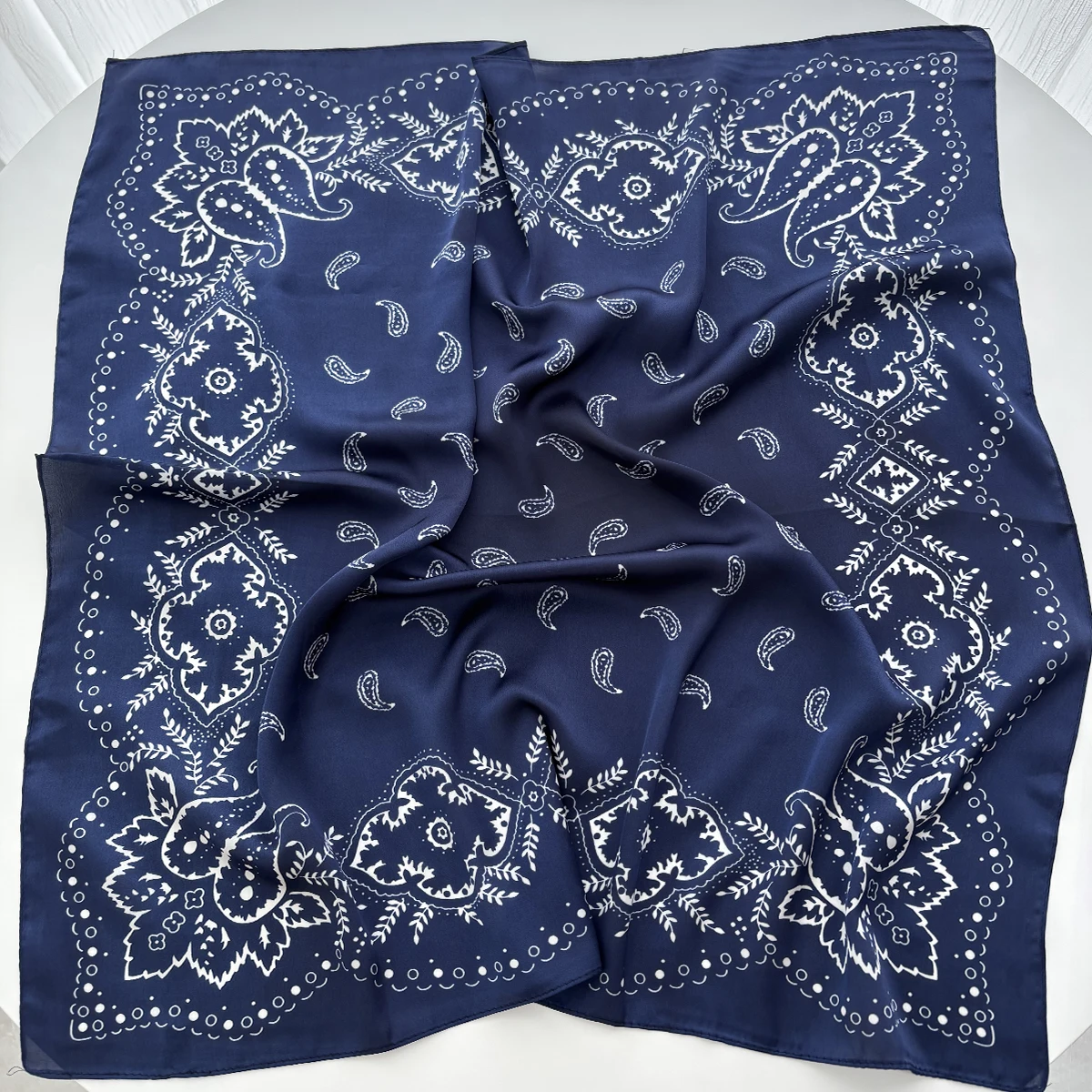 70*70cm Women Summer Luxury Fa - Headband Summer Knit avaliação e preço