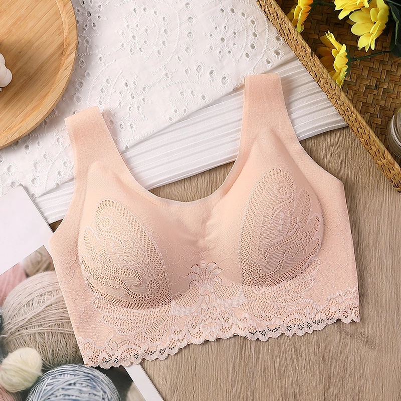 Breathable Latex Bra Seamless  - Bralette Triangle Set avaliação e preço