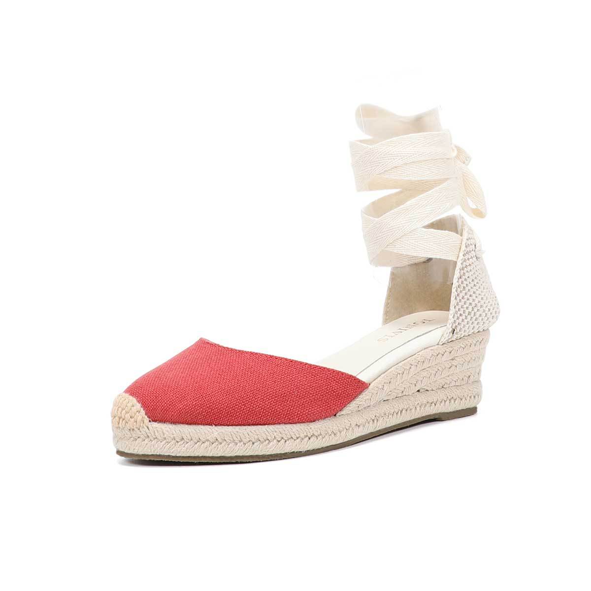 Women Wedge Espadrilles Lace U - Wedge Espadrille Women avaliação e preço