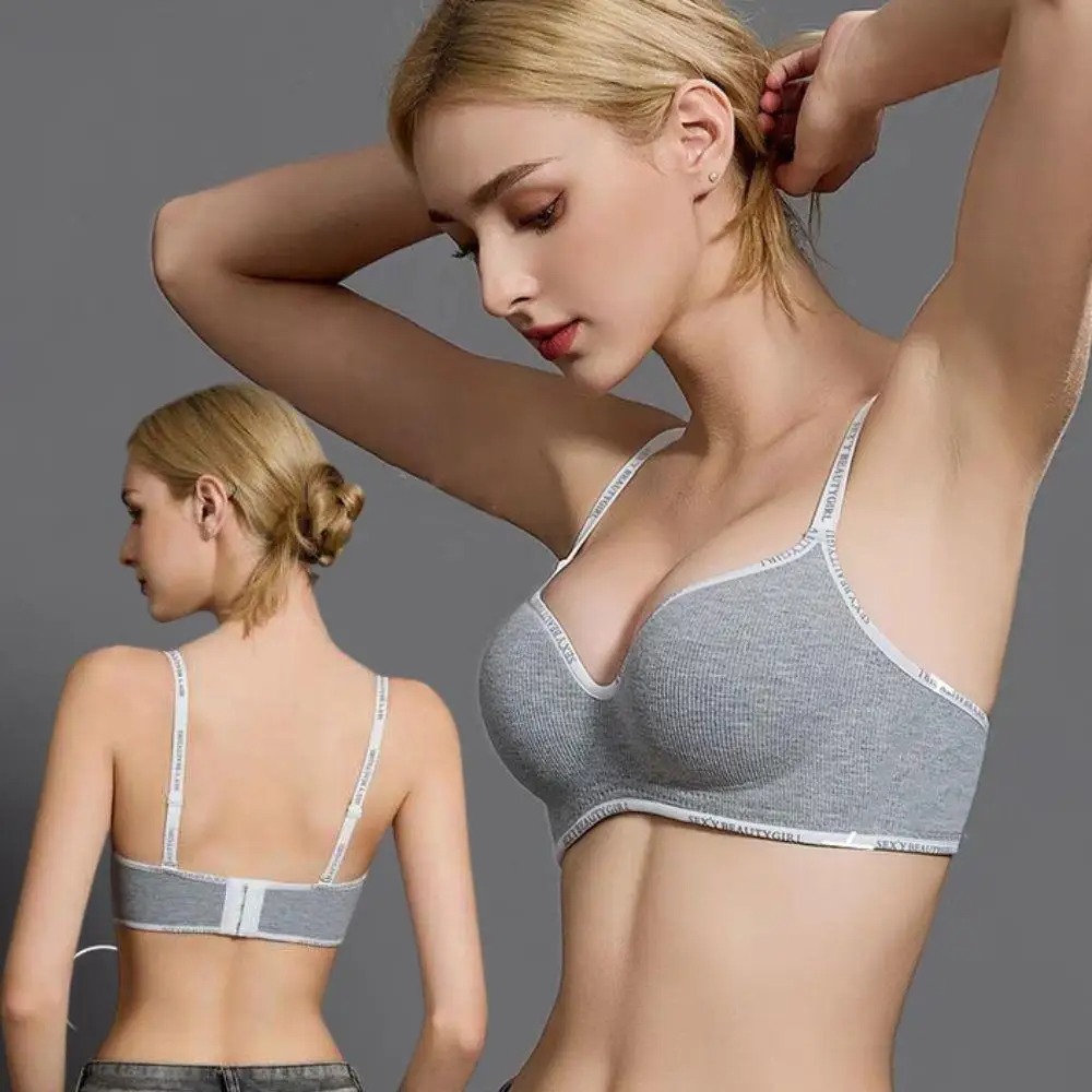 Comfortable Small Breasts Push - Bralette Triangle Set avaliação e preço