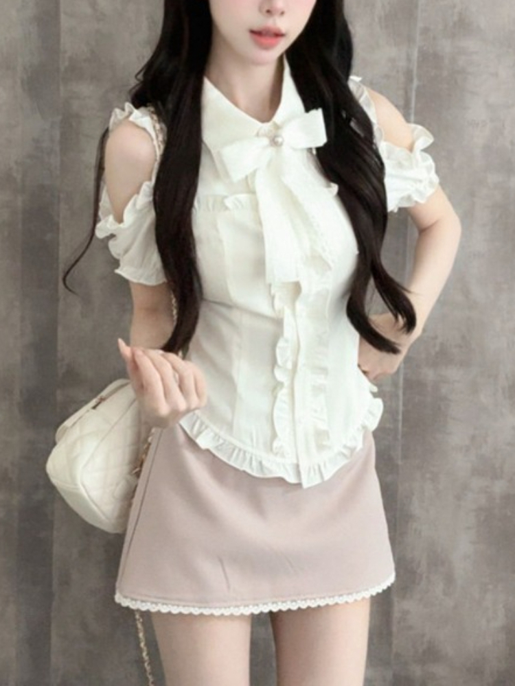 Japanese Sweet New 2 Piece Set - Blouse Off Shoulder avaliação e preço