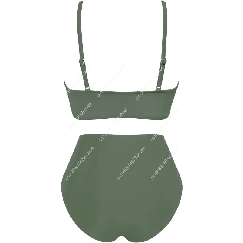 Women's High Waisted Bikini Se - Swimsuit Bikini Ruched avaliação e preço