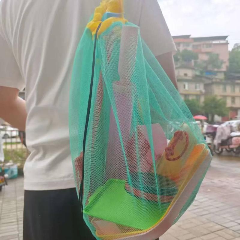 Large Capacity Portable Mesh B - Tote Bag Beach avaliação e preço