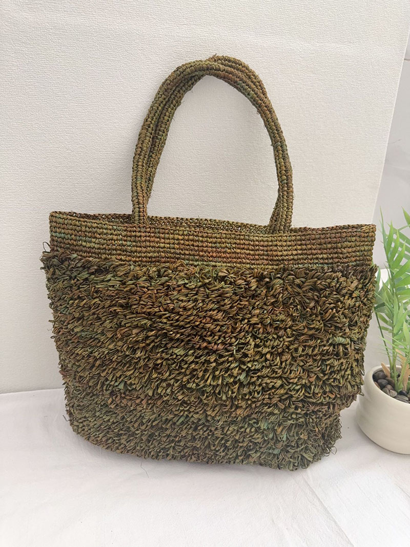 Luxury Raffia Straw Bag Bohemi - Crochet Bag Raffia avaliação e preço