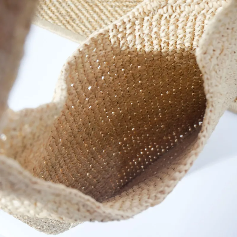 Raffia Grass Woven Tote Bag Ha - Tote Bag Beach avaliação e preço