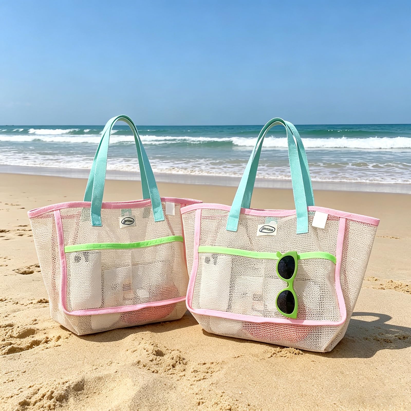 Beach Bags for Women Colorful  - Tote Bag Beach avaliação e preço