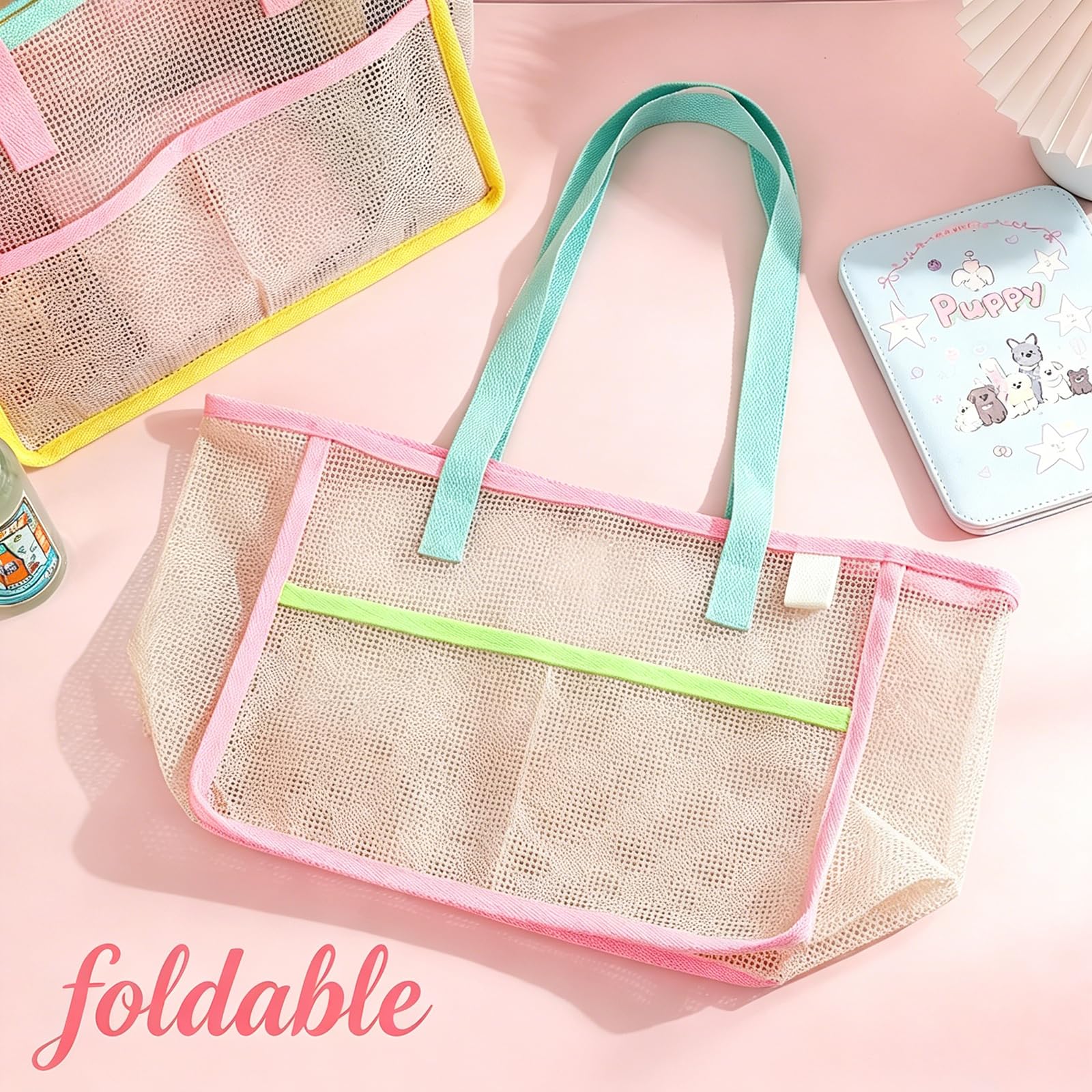 Beach Bags for Women Colorful  - Tote Bag Beach avaliação e preço