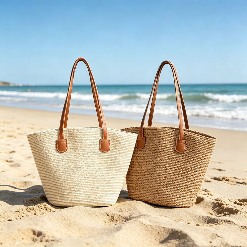 CLAREGQI  Women's Solid Color  - Tote Bag Beach avaliação e preço
