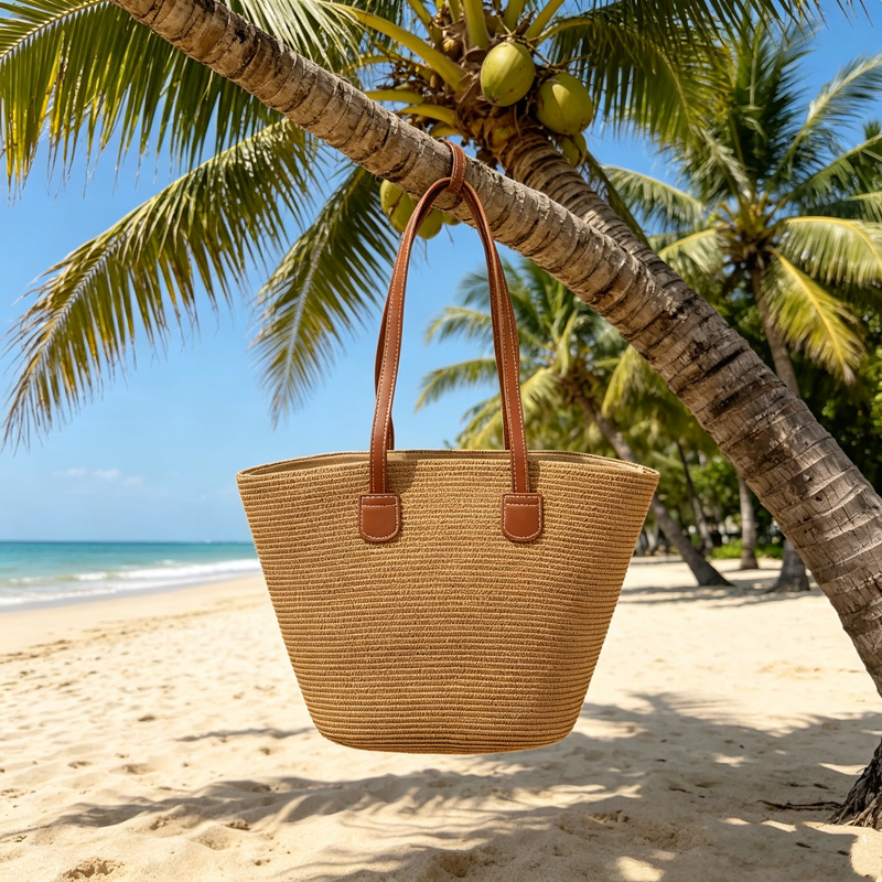 CLAREGQI  Women's Solid Color  - Tote Bag Beach avaliação e preço