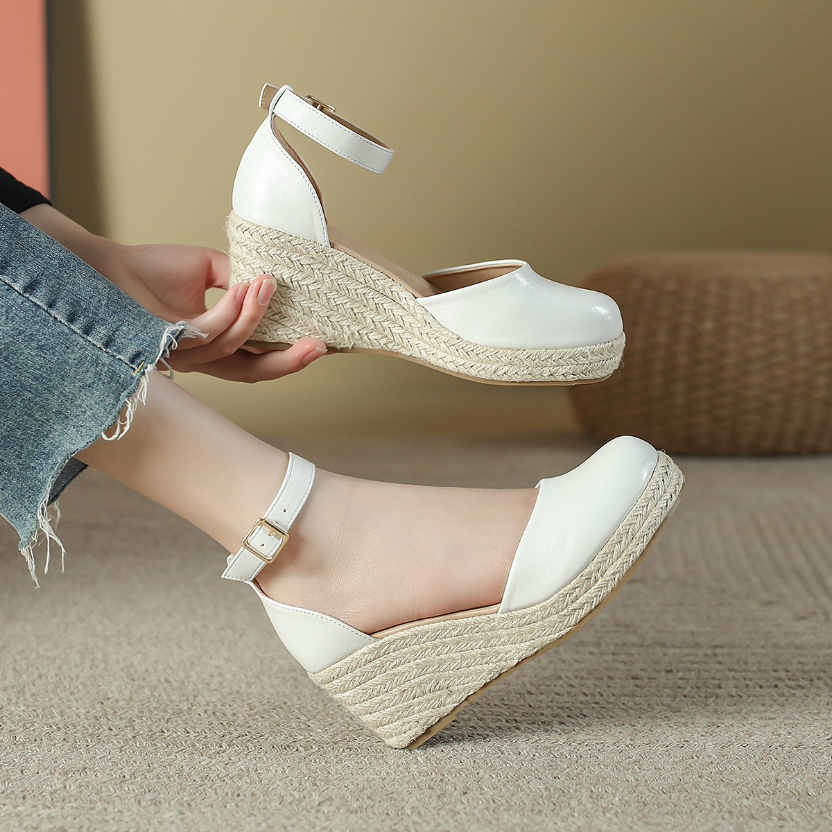 Women's Espadrille Wedge Sanda - Wedge Espadrille Women avaliação e preço