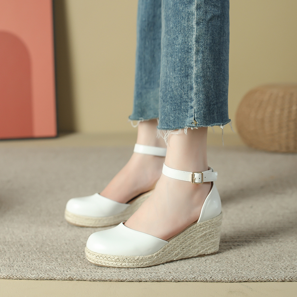 Women's Espadrille Wedge Sanda - Wedge Espadrille Women avaliação e preço