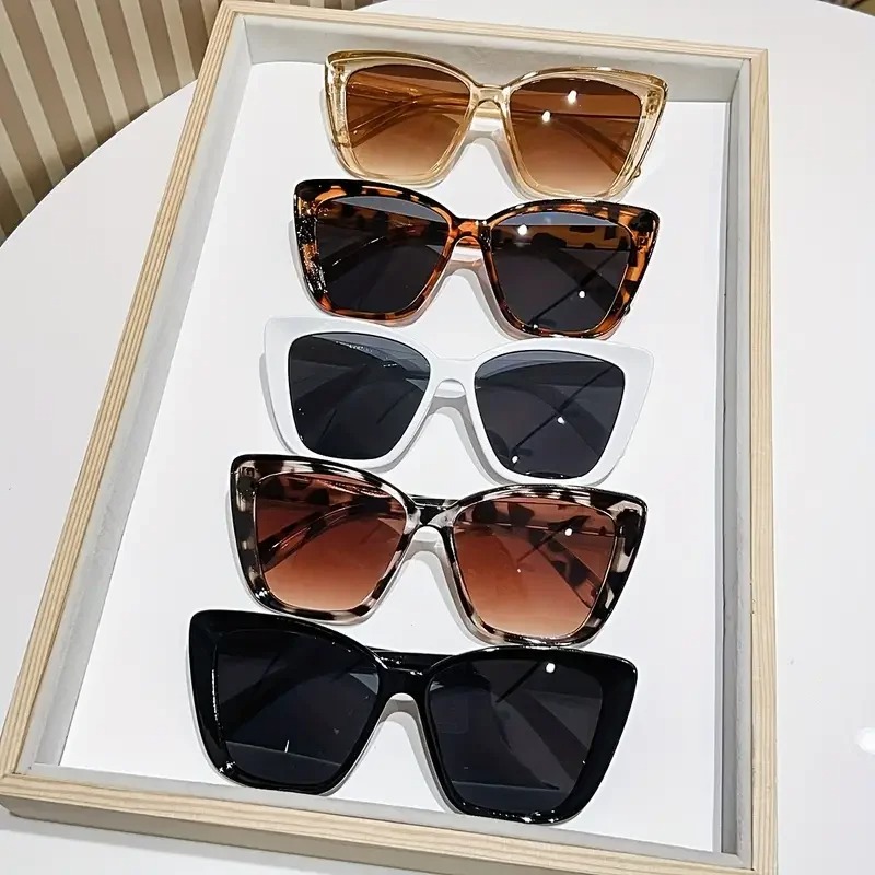 5 Pcs Women's Vintage Cat-Eye  - Sunglasses Cat Eye avaliação e preço