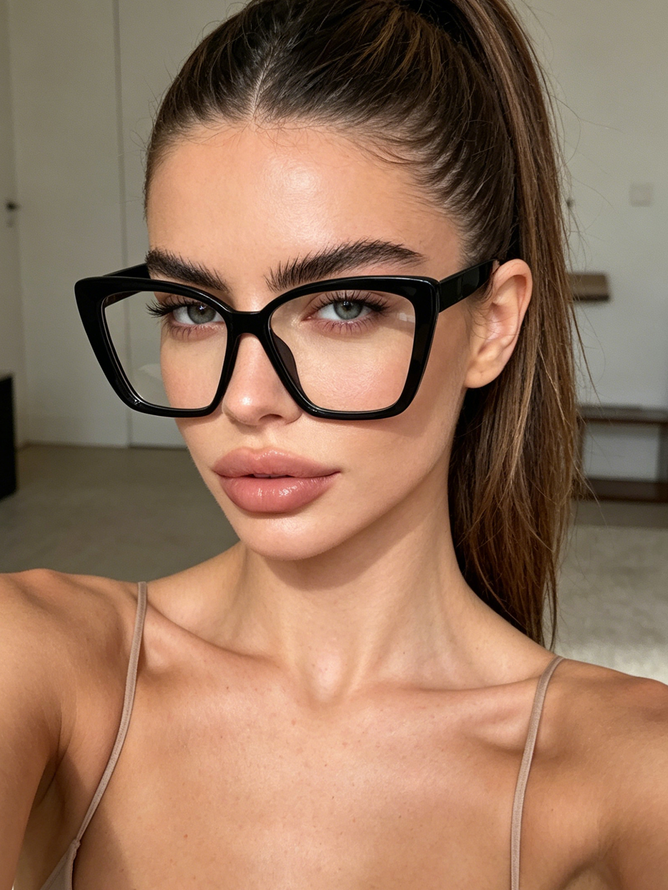 1pc daily fashionable black ca - Sunglasses Cat Eye avaliação e preço