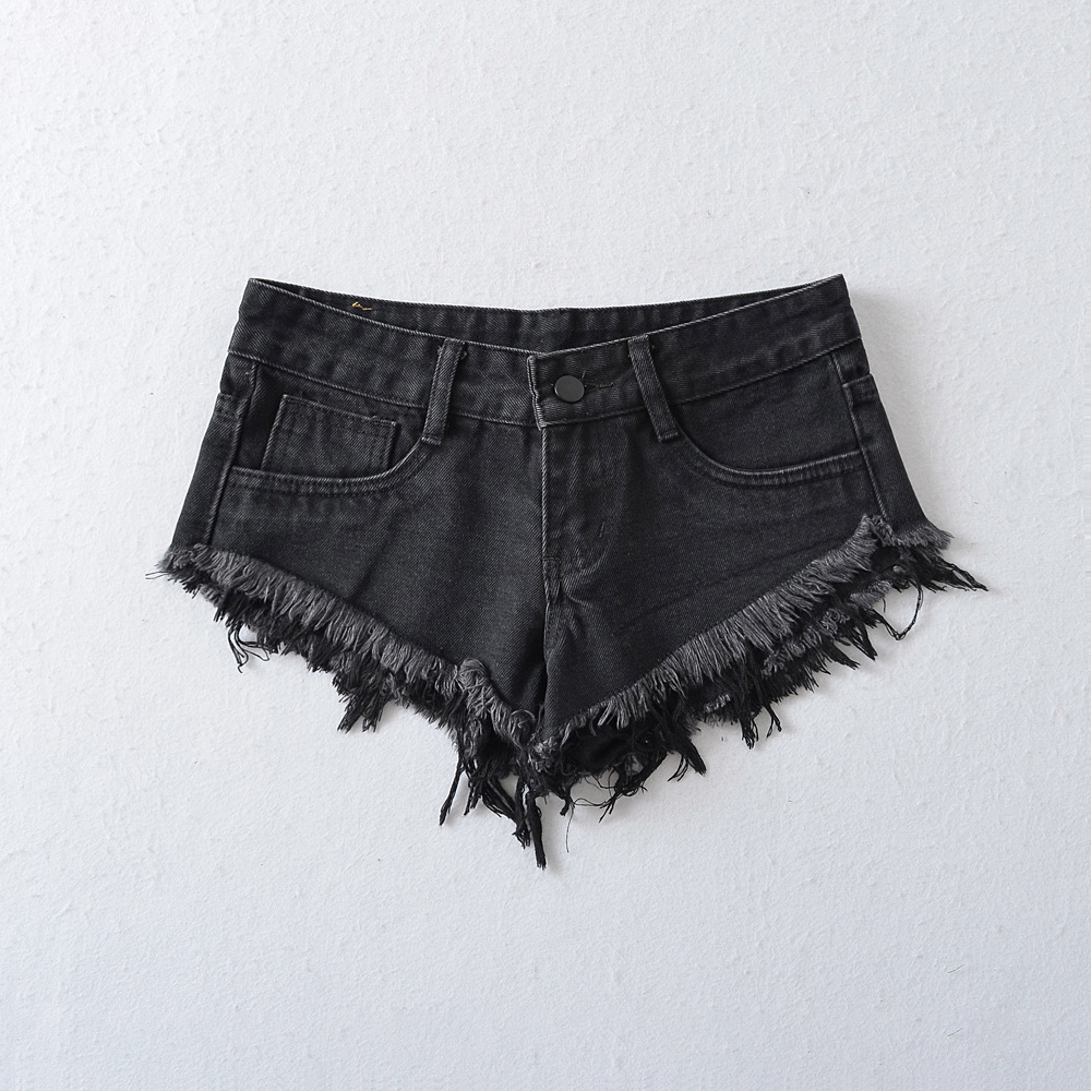 шорты y2k  Sexy Short Denim Sh - Shorts Denim Frayed avaliação e preço