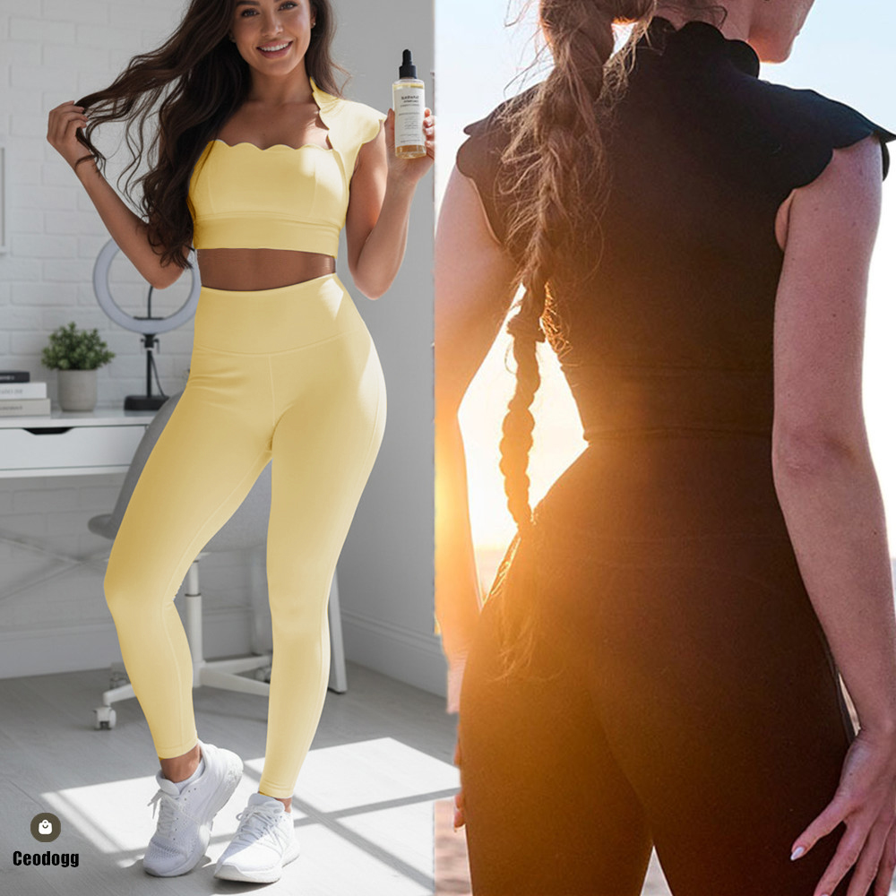 Pad Wavy Women Sports Vest Yog - Crop Top Crochet avaliação e preço