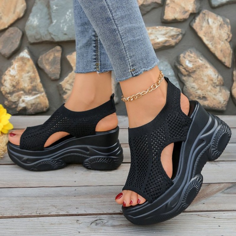 Women Platform Sandals Summer  - Wedge Espadrille Women avaliação e preço