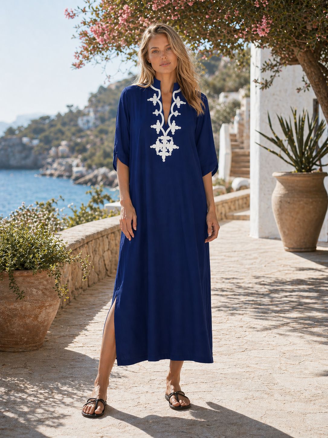 Caftan Dresses for Women Embro - Cover Up Kaftan avaliação e preço